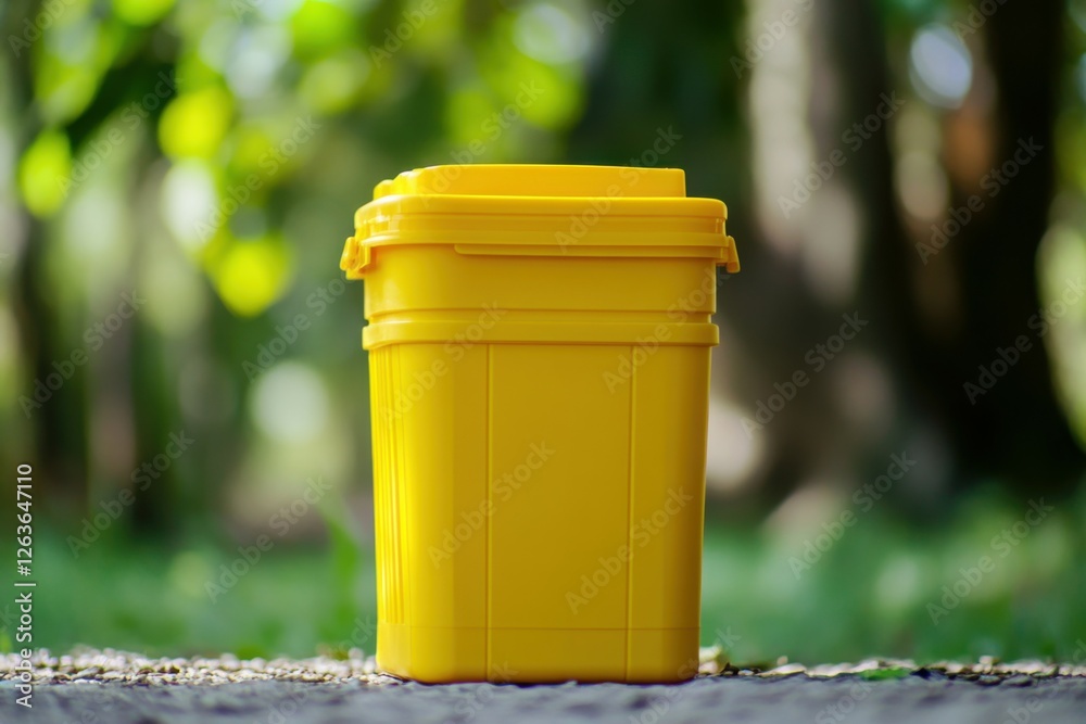 Sharps Container. Home Medical Waste Disposal for Needles and Biohazard Material Sharps Container. Home Medical Waste Disposal for Needles and Biohazard Material