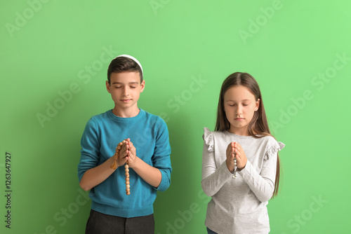 Little Muslim children with...