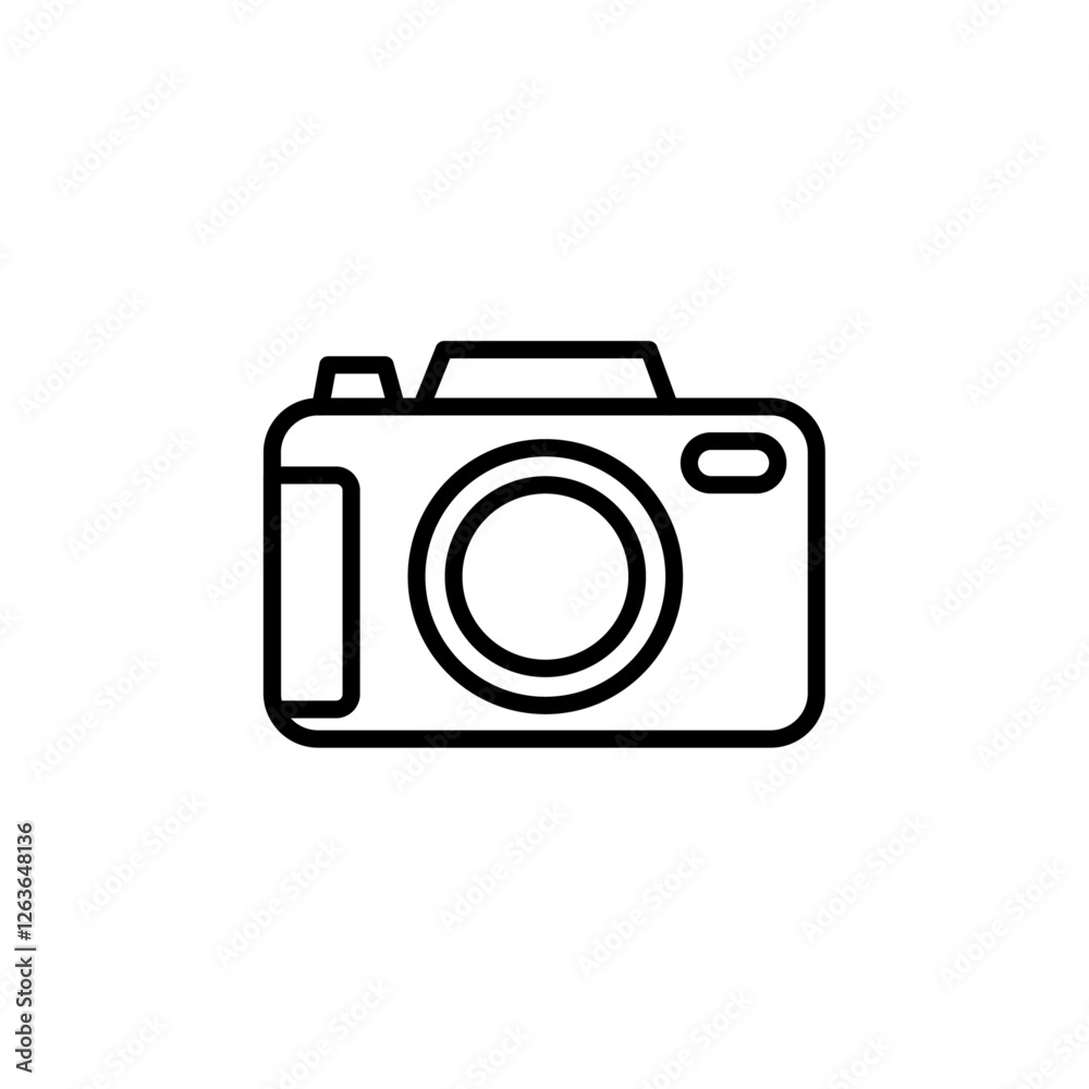 camera icon Vector illustration in black camera icon Vector illustration in black