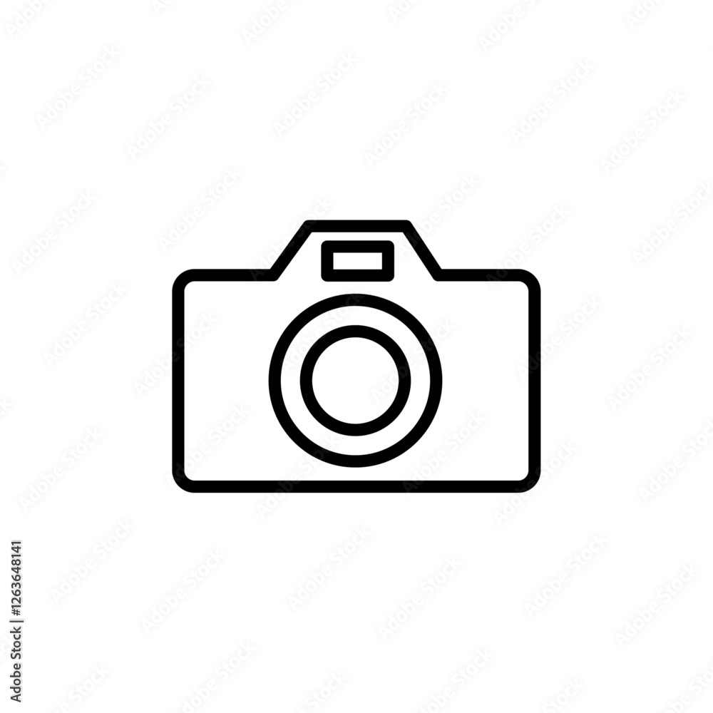 camera icon Vector illustration in black camera icon Vector illustration in black