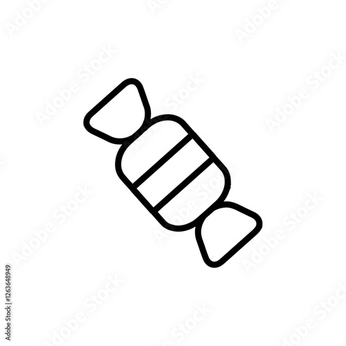 candy icon Vector illustration in black