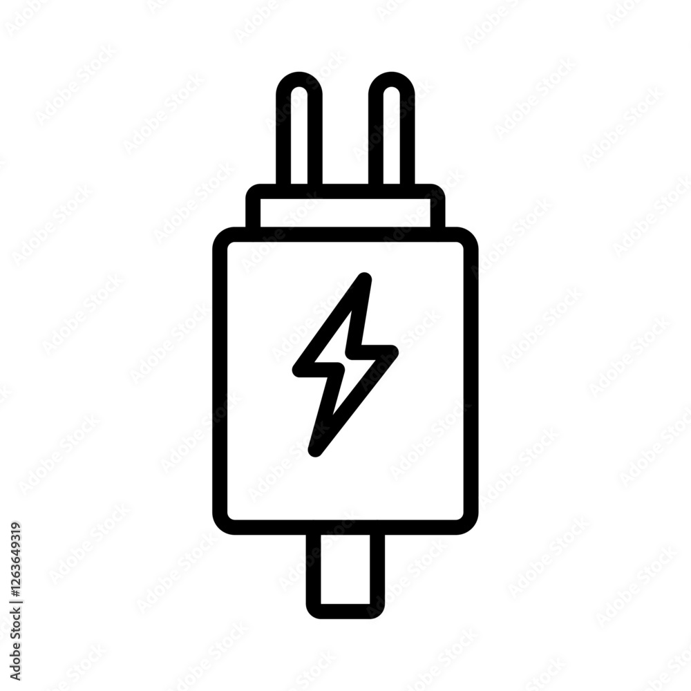 charger iconVector illustration in black charger iconVector illustration in black