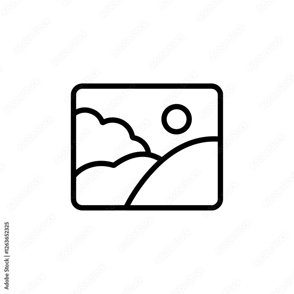 gallery icon Vector illustration in black gallery icon Vector illustration in black