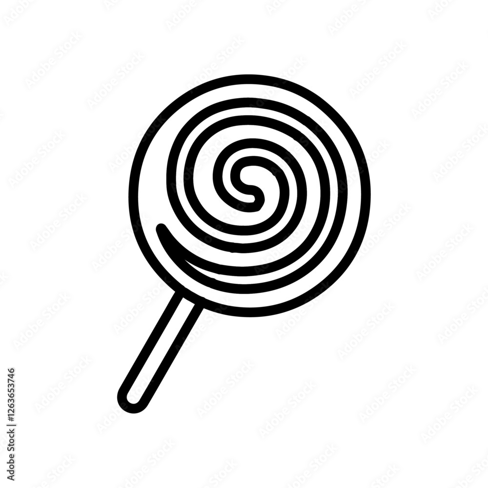 lollipop icon Vector illustration in black lollipop icon Vector illustration in black