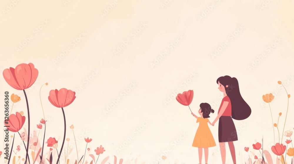 Mother’s Day Background: An elegant, soft‑toned design with plenty of copy space, perfect for expressing love and gratitude. Mother’s Day Background: An elegant, soft‑toned design with plenty of copy space, perfect for expressing love and gratitude.