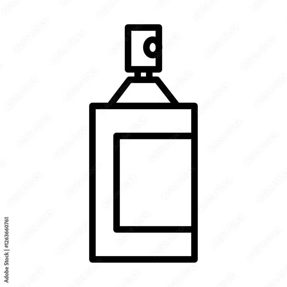 spray iconVector illustration in black spray iconVector illustration in black