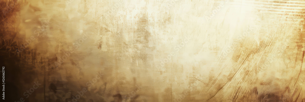 Naklejka premium Subtle texture of a light gold wall with grunge patterns in soft lighting