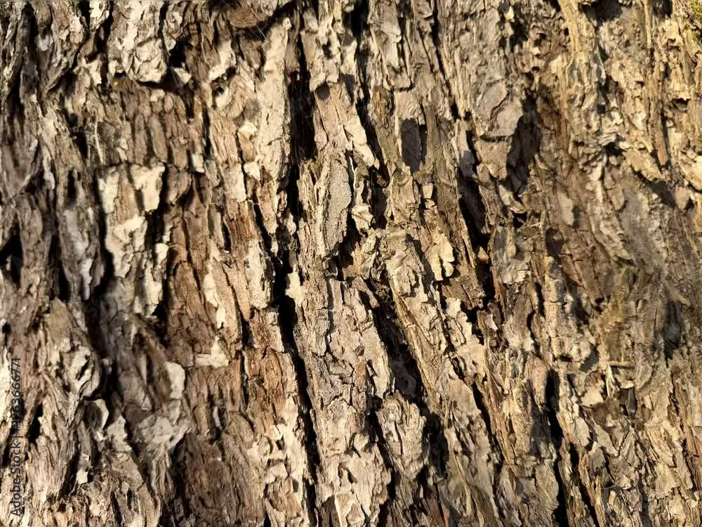 Close-Up of Rough Tree Bark Texture in Natural Light Close-Up of Rough Tree Bark Texture in Natural Light