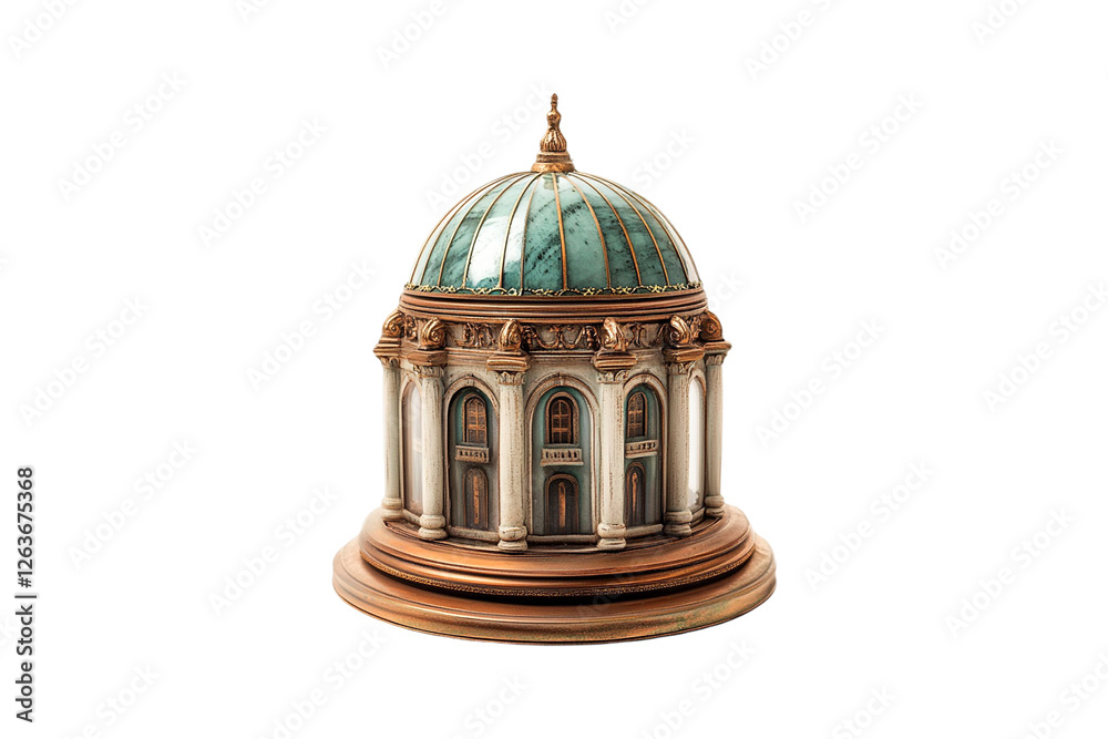 Fototapeta premium Elegant Dome Shaped Architectural Model Exquisite Craftsmanship Beautiful Design