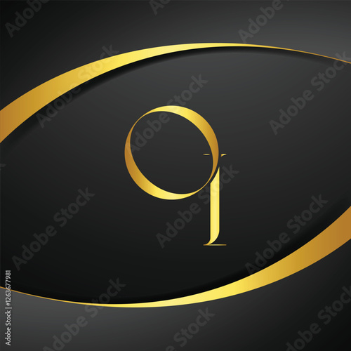 OI luxury letter logo. Initial Letter Design Vector Luxury Colors