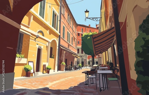 The eastern shore of Lake Maggiore hosts Luino, a quaint tourist town in Italy, known for its historic center with various traditional bars, restaurants, and shops