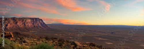 Valley view northern Arizona desert
