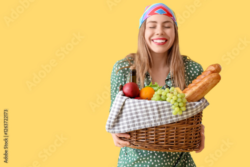 Beautiful young happy woman...