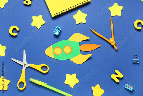 School stationery, paper ro...