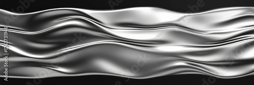 Transparent watery gel with ripples showcasing fluid consistency and movement dynamics photo