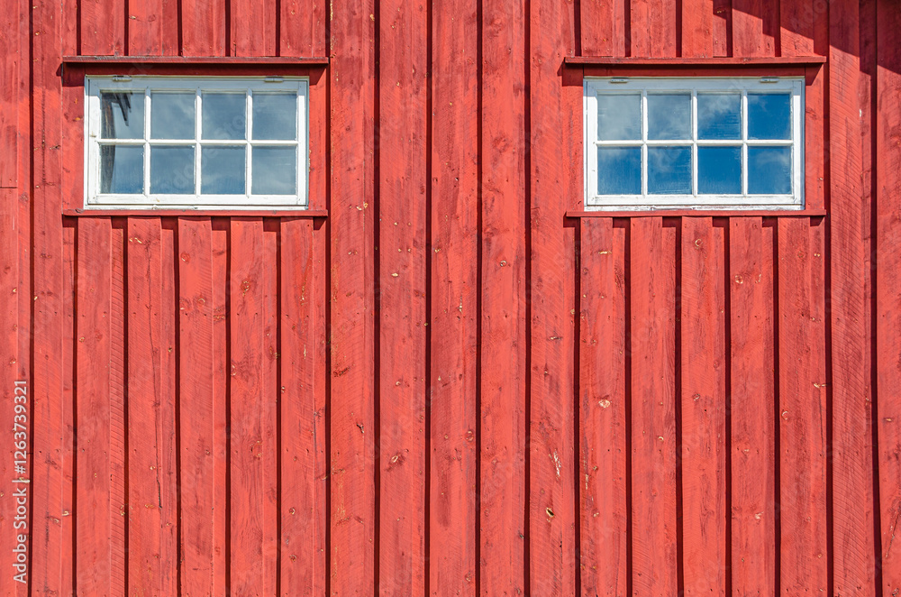 Architectural detail of wooden buildings in Roros, Norway Architectural detail of wooden buildings in Roros, Norway