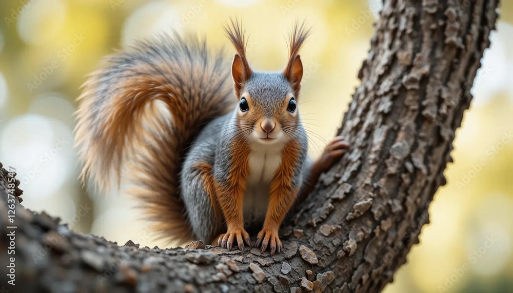 Adorable red squirrel perched on a tree branch with fluffy fur and bushy tail captured in a high-resolution wildlife photograph showcasing nature’s charm and the beauty of small forest animals Adorable red squirrel perched on a tree branch with fluffy fur and bushy tail captured in a high-resolution wildlife photograph showcasing nature’s charm and the beauty of small forest animals