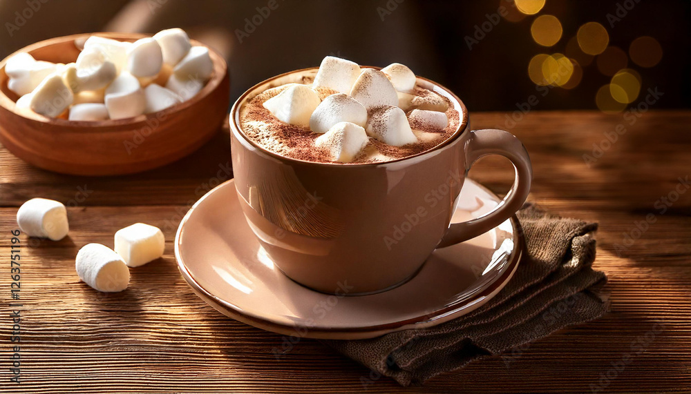 hot chocolate with marshmallows