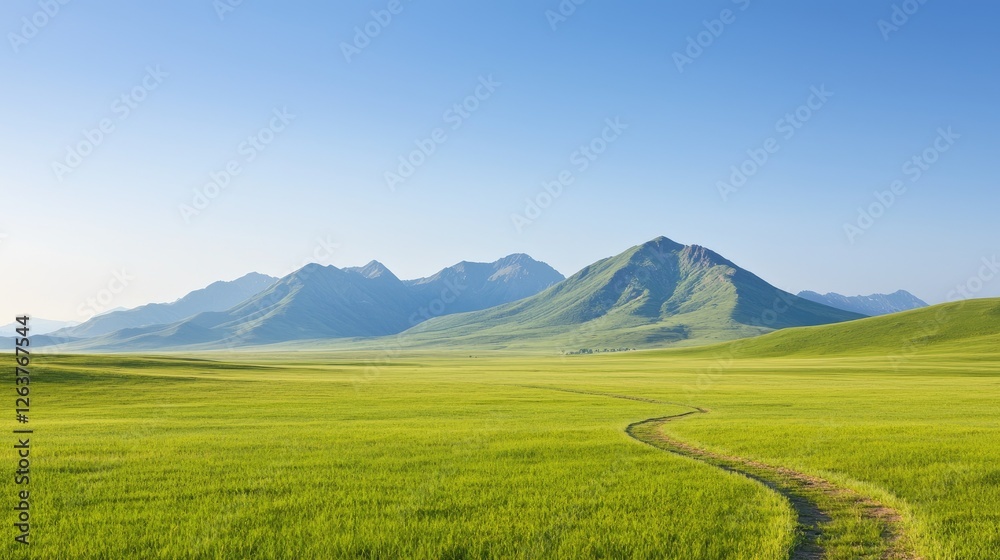 Scenic Mountain Valley Pathway Scenic Mountain Valley Pathway