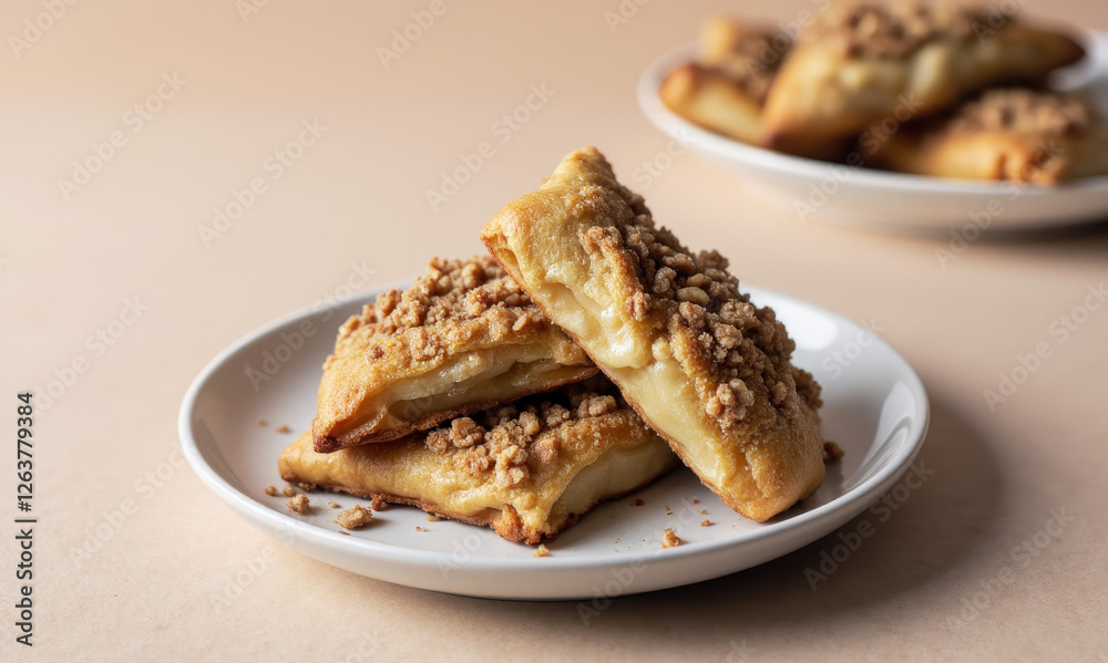 Cinnamon Apple Turnovers with Walnut Crumble Cinnamon Apple Turnovers with Walnut Crumble