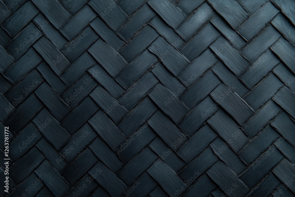 Detailed weaving pattern in black showcasing artisan craftsmanship in a traditional textile production setting Detailed weaving pattern in black showcasing artisan craftsmanship in a traditional textile production setting