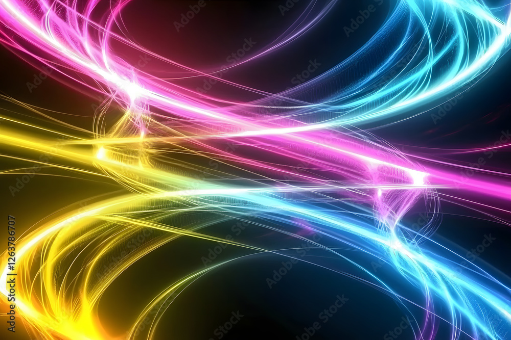 abstract background with glowing lines abstract background with glowing lines