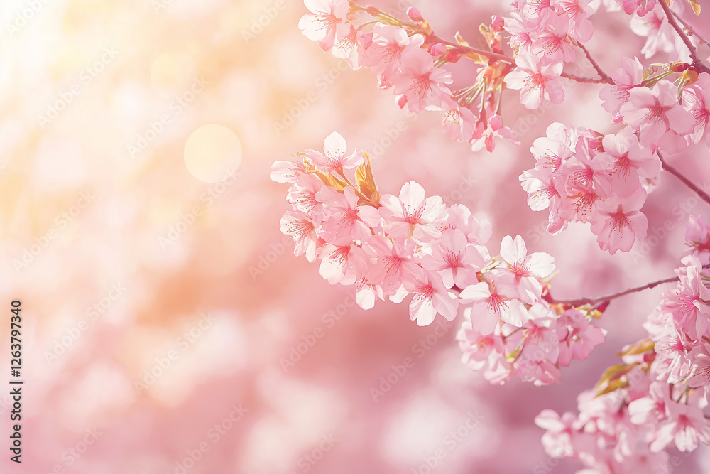 Fototapeta premium イラスト, 春, サクラ, さくら, 桜, 花, 木, サクランボ, 全盛期, ブランチ, とぶ, ピンク, sakura, 自然, フローラル, 日本人, 文科系, 咲く, デザイン, 模様, ベクター, 植える, 日本, 花, 季節, 葉, 美しさ, すごい, イラスト, サマータイム, フレーム, ウォーターカラー