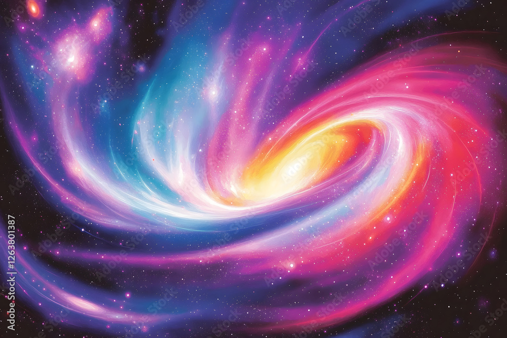 A colorful fractal pattern of swirling galaxies with intricate details and vibrant hues. A colorful fractal pattern of swirling galaxies with intricate details and vibrant hues.