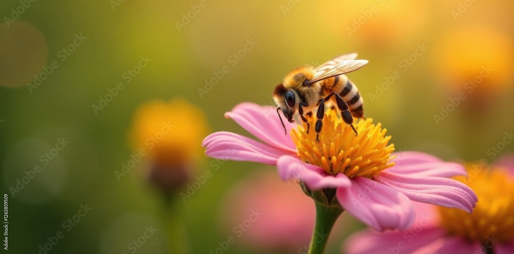 busy little bee flying over blooming flowers with honey, flower details, busy bee, bees busy little bee flying over blooming flowers with honey, flower details, busy bee, bees