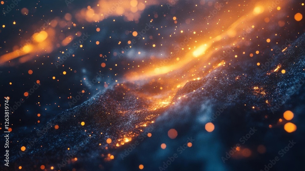 Warm Sunlight Flare Effects with Golden Rays and Lens Flares on Black Background Warm Sunlight Flare Effects with Golden Rays and Lens Flares on Black Background
