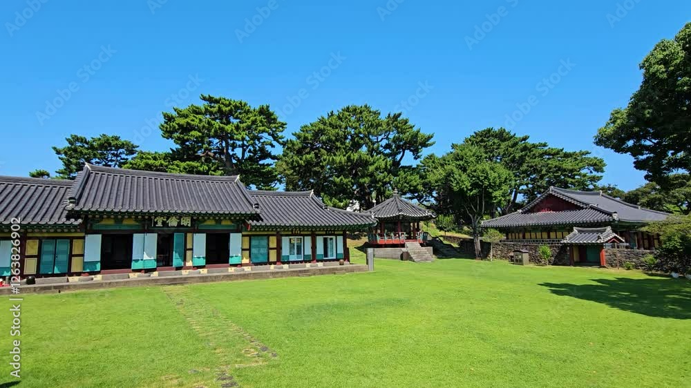 Jeju, South Korea - Aug 2 : Jeju Hyanggyo - Historic, Traditional, Cultural, Scholarly, Timeless