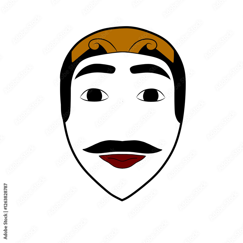 indonesian topeng, mask