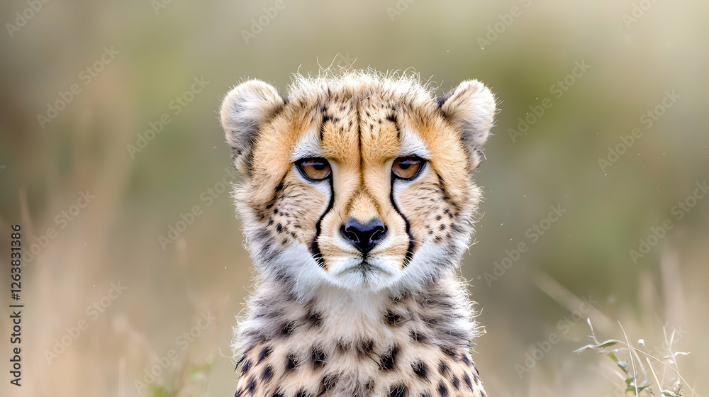 Cheetah portrait, African savanna, wildlife, nature background, animal photography Cheetah portrait, African savanna, wildlife, nature background, animal photography