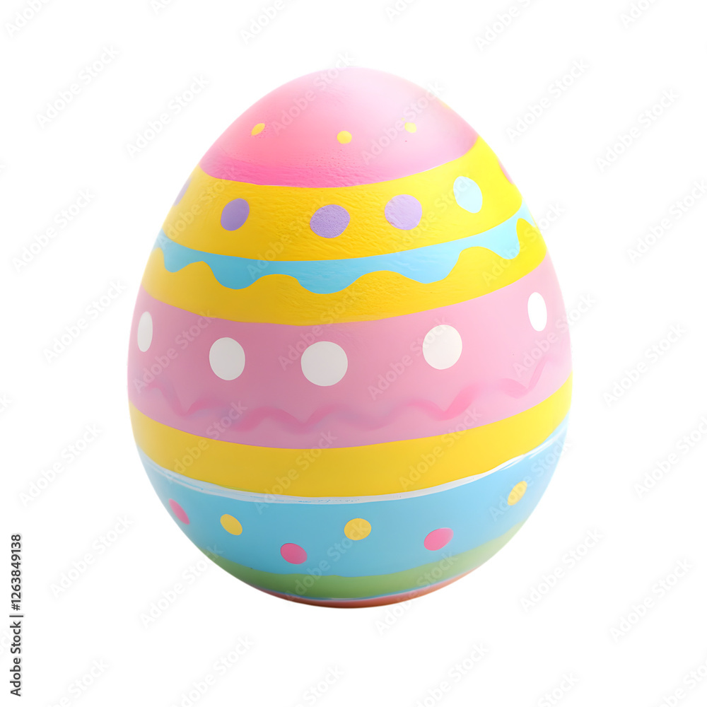 easter egg isolated on transparent background. Happy Easter easter egg isolated on transparent background. Happy Easter