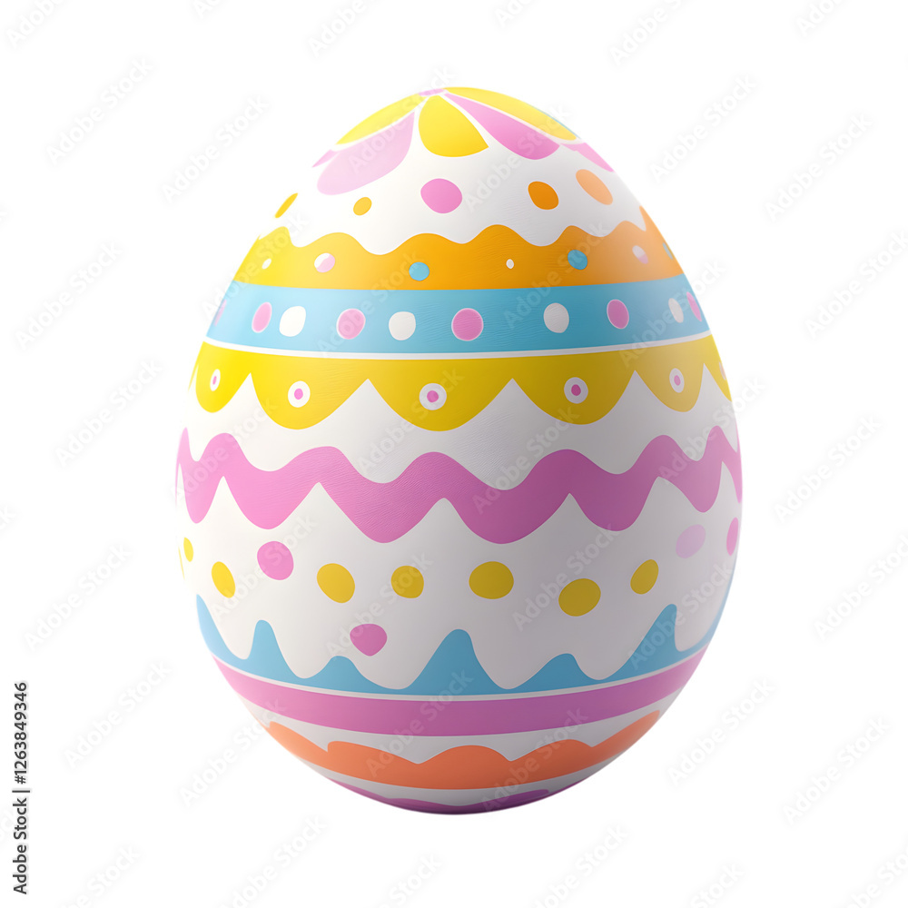 easter egg isolated on transparent background. Happy Easter easter egg isolated on transparent background. Happy Easter