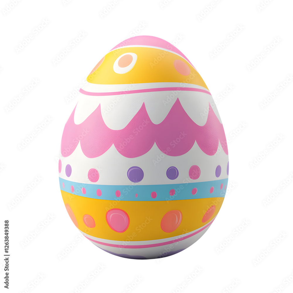 easter egg isolated on transparent background. Happy Easter easter egg isolated on transparent background. Happy Easter