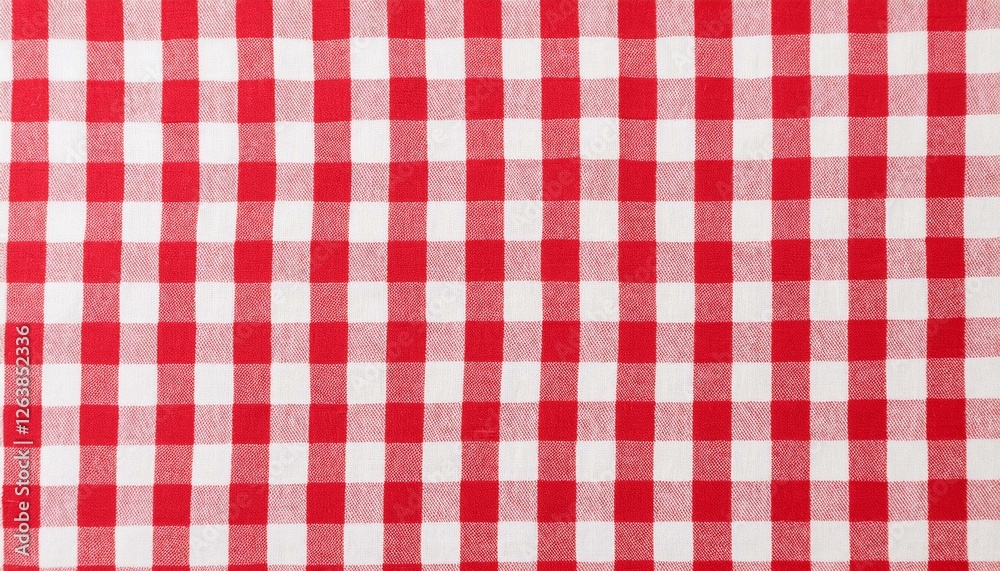Red and white checkered tablecloth pattern. Tablecloth seamless pattern. Red color.
Red and white checkered tablecloth pattern. Tablecloth seamless pattern. Red color.
