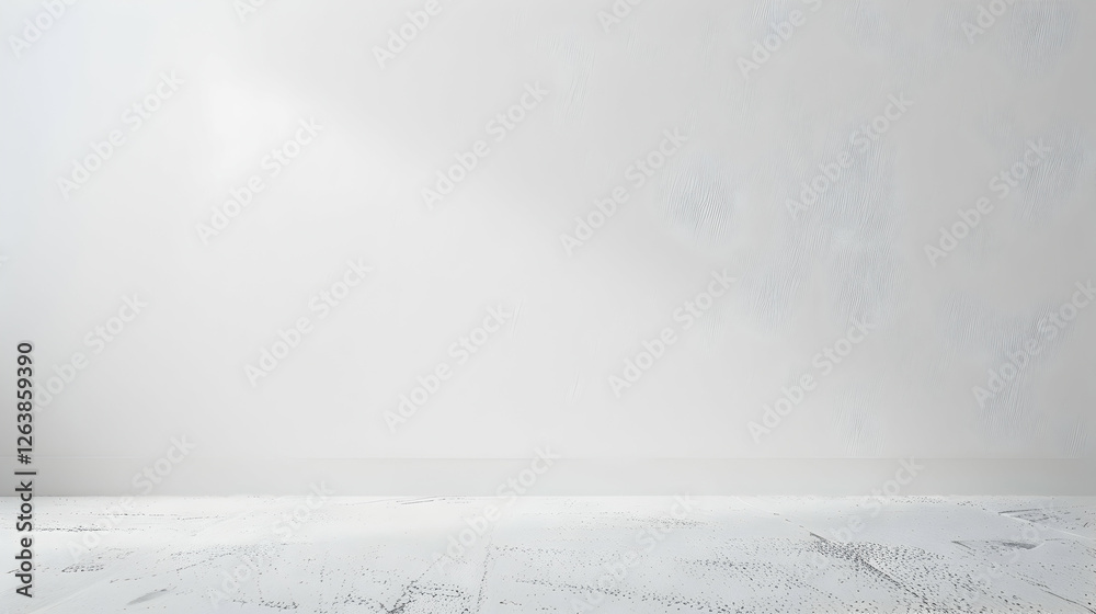Minimalistic white interior space with soft lighting, ideal for modern design showcases or photography Minimalistic white interior space with soft lighting, ideal for modern design showcases or photography