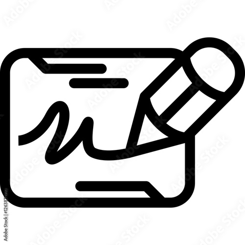 Digital Signature Icon