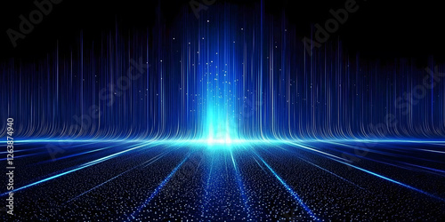Abstract background with blue lines