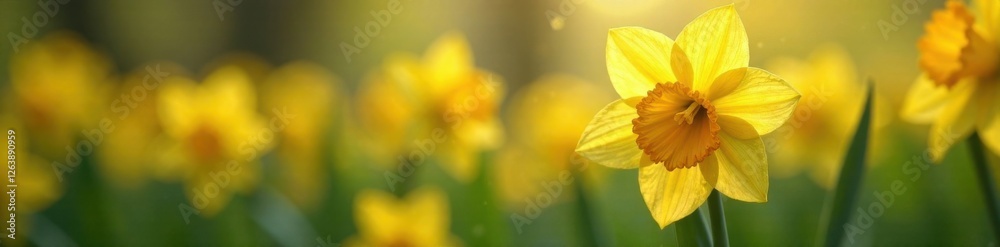 Daffodil petal, shiny texture, gold, petal, flower