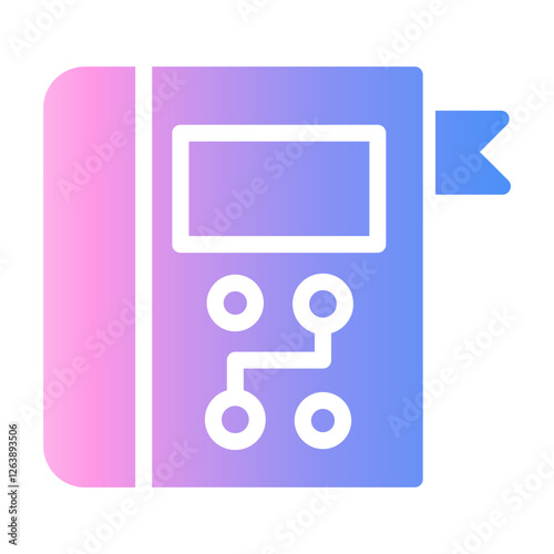 ebook Gradient icon