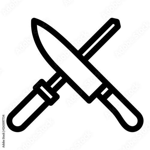 sharpening knife icon