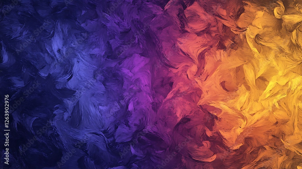 Abstract Digital Painting: Swirling Hues of Purple, Orange, and Blue AI Generated Abstract Digital Painting: Swirling Hues of Purple, Orange, and Blue AI Generated