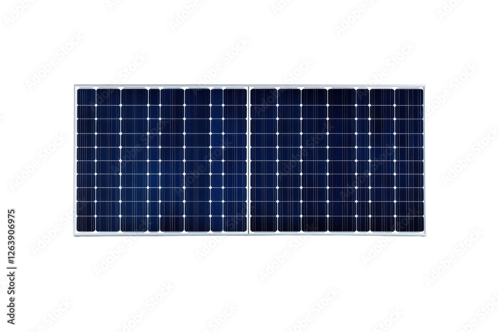 Solar panel is shown in full color Solar panel is shown in full color