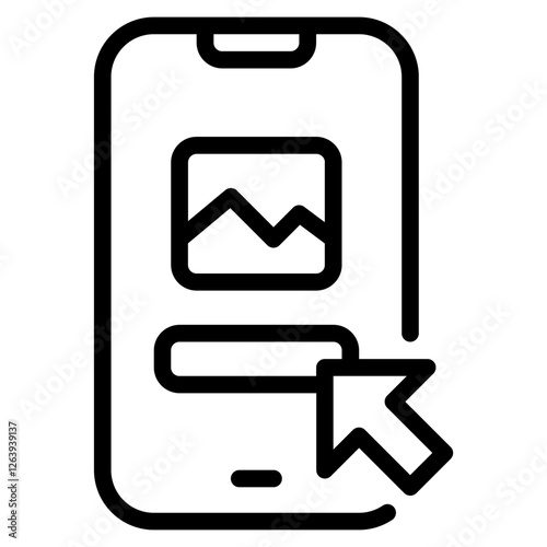 Stylish Smartphone with Interactive Features and Touchscreen