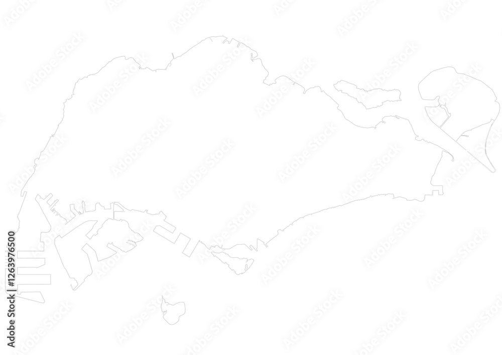 vector map of singapore vector map of singapore