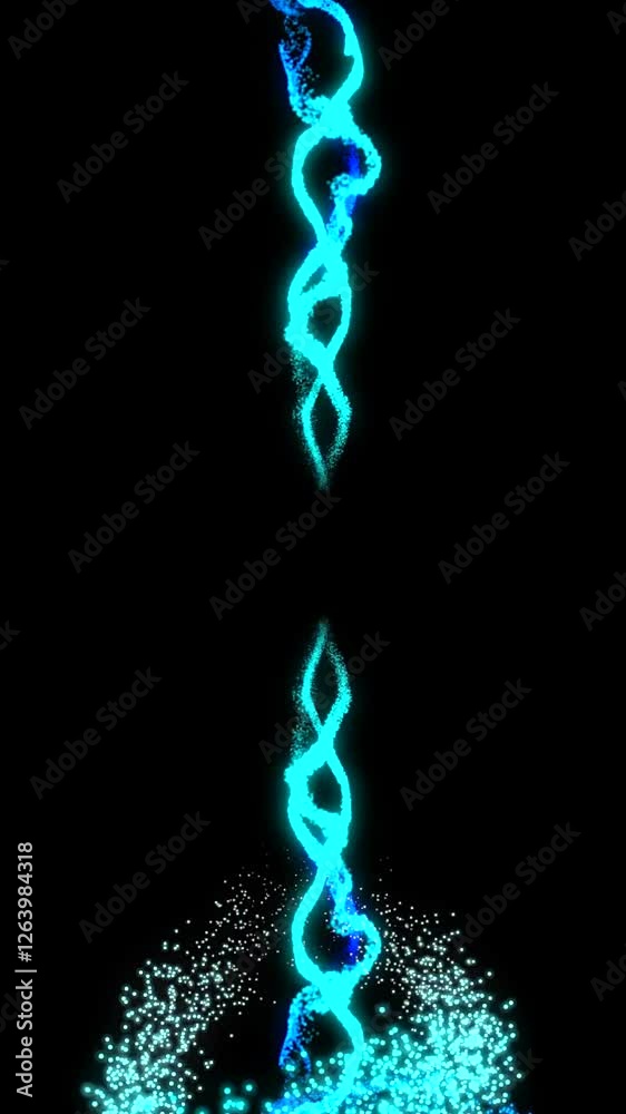 MMXX epic: genetic saga [particle simulation composite] vertical