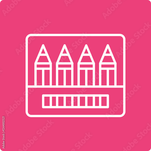 Pencil Crayon Icon