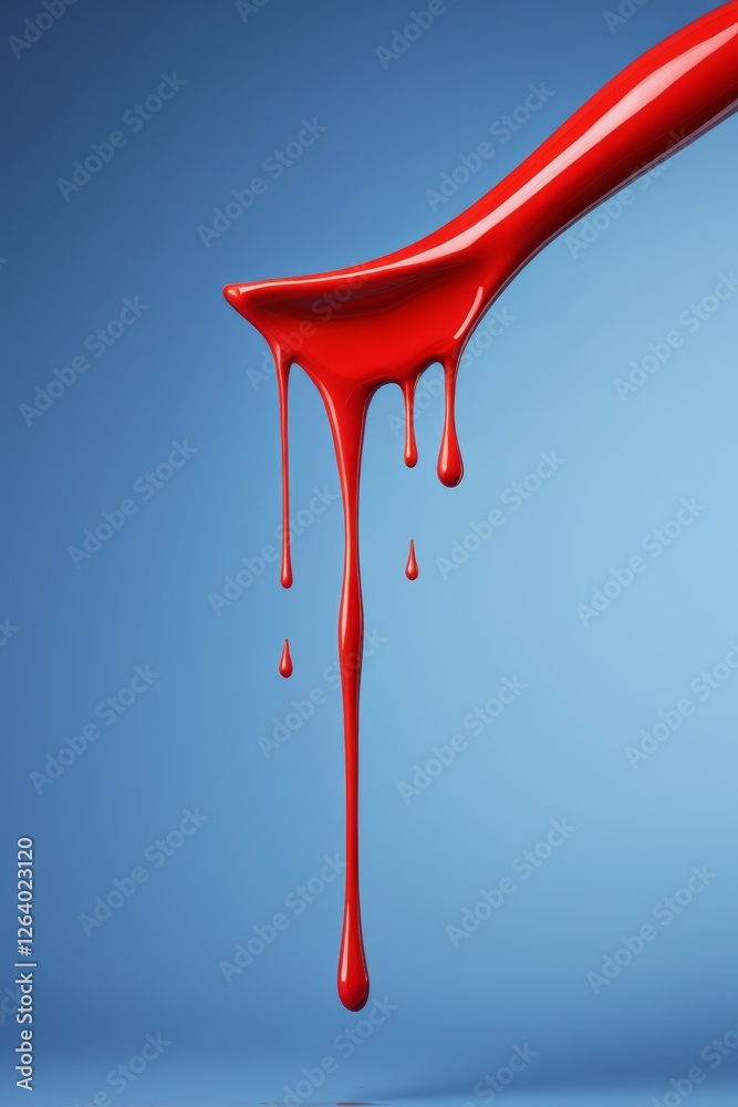 a close up of a dripping liquid on a spoon a close up of a dripping liquid on a spoon